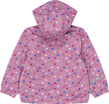 Regenjacke mit Punkte-Muster, lila, Gr. 86/92 Mikk-Line