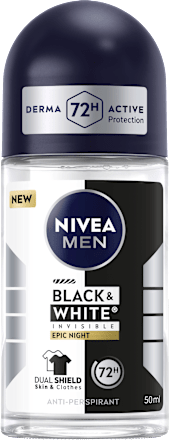 Férfi deo roll-on, Black&White, Epic night NIVEA MEN