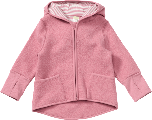 Jacke aus Wollwalk, rosa, Gr. 98/104 ALANA