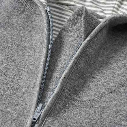 Jacke aus Wollwalk, grau, Gr. 98/104 ALANA