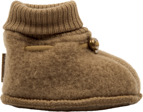 Schuhe mit Merinowolle, gold, Gr. 62/68 Mikk-Line