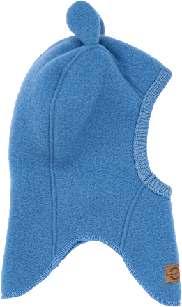 Schlupfmütze mit Merinowolle, blau, Gr. 74/80 Mikk-Line