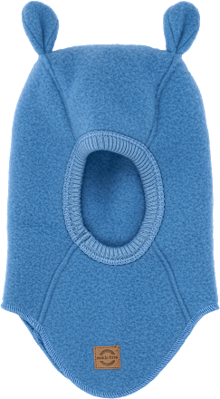 Schlupfmütze mit Merinowolle, blau, Gr. 86/92 Mikk-Line