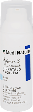 Hidratáló arckrém Hyaluron 3 + Ceramid Medinatural