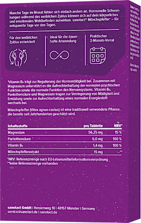 Mönchspfeffer Tabletten sanotact