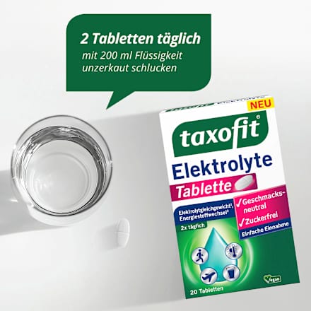 Elektrolyte Tablette 20 St taxofit
