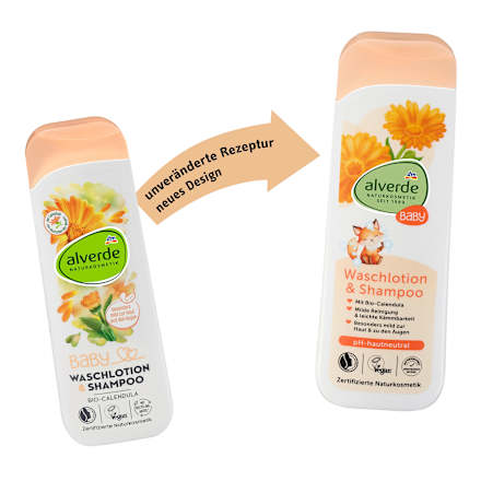 Waschlotion & Shampoo Baby Bio-Calendula alverde BABY