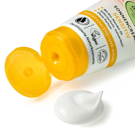 Cremă pentru piele sensibilă cu protecție solară SPF50 alverde NATURKOSMETIK