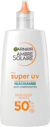 Sonnenfluid Gesicht super UV mit Niacinamid, LSF 50+ Garnier Ambre Solaire