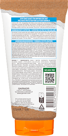 Sonnenmilch sensitive expert+, LSF 50+ Garnier Ambre Solaire