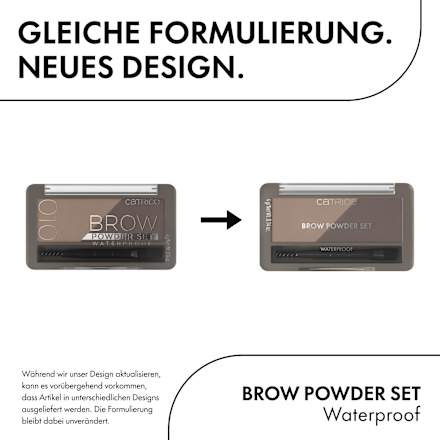 Augenbrauenpuder Set Waterproof 010 Ash Blond CATRICE
