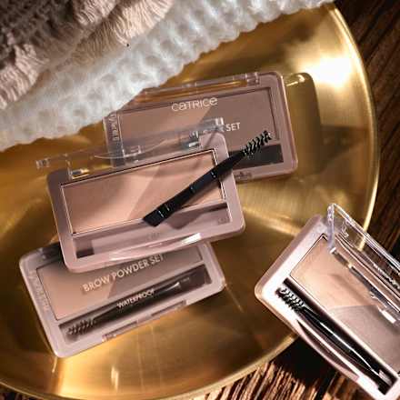 Augenbrauenpuder Set Waterproof 010 Ash Blond CATRICE