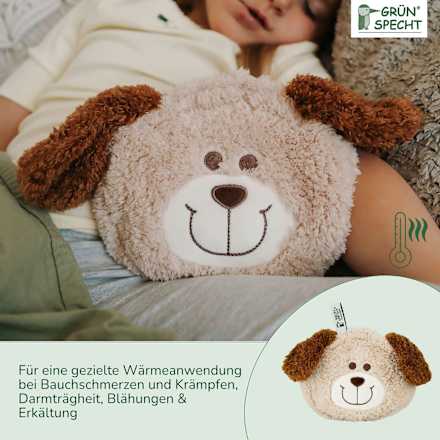 Mein kleiner Wärmefreund Kirschkern-Kissen Grünspecht