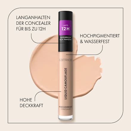 Korrektor, Liquid Camouflage - Nr. 001 Fair Ivory CATRICE