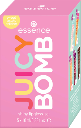 Lipgloss Juicy Bomb Set Sweet Treats Edition 5tlg 04 Sugar Coated essence