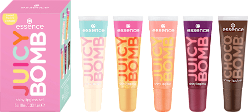 Lipgloss Juicy Bomb Set Sweet Treats Edition 5tlg 04 Sugar Coated essence