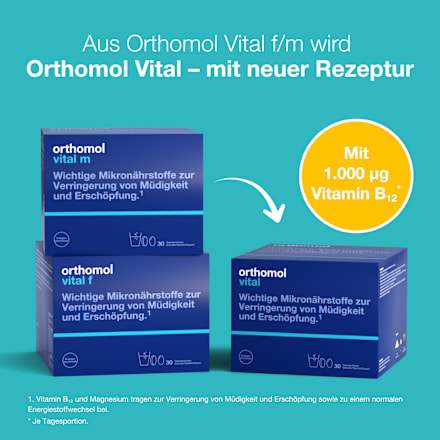 Orthomol Vital m Granulat/Tabletten/Kapseln Grapefruit 30 St orthomol
