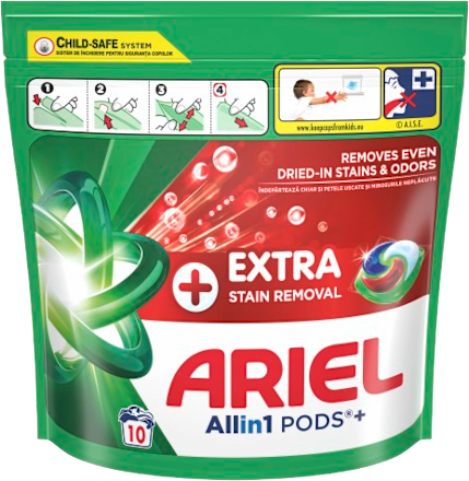 EXTRA STAIN REMOVAL Allin1 PODS kapsule za pranje veša ARIEL