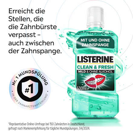 Mundspülung Clean & Fresh  Listerine