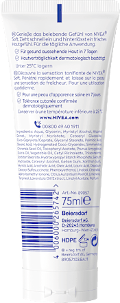 Feuchtigkeitscreme soft in der Tube NIVEA