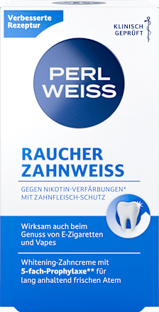 Zahnpasta Raucher Zahnweiß Perlweiss