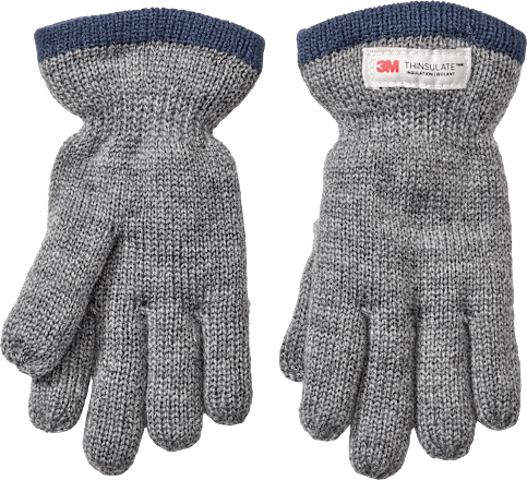 Thermohandschuhe, grau, Gr. 3 PUSBLU