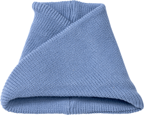 Loop Schal mit Viskose, blau PUSBLU