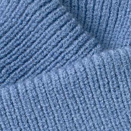 Loop Schal mit Viskose, blau PUSBLU