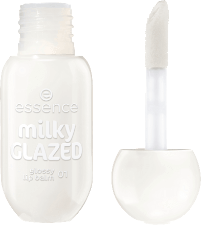 Lipbalm Glossy Milky Glazed 01 Sheeriously Creamy essence
