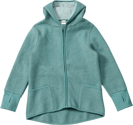 Jacke aus Wollwalk, grün, Gr. 134/140 ALANA