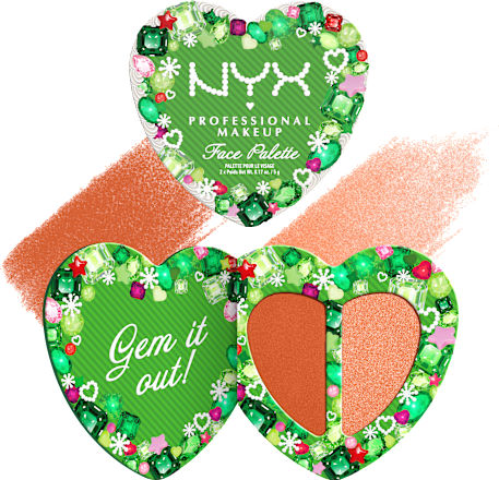 Farbpalette XMAS 01 Gem it out hot NYX PROFESSIONAL MAKEUP