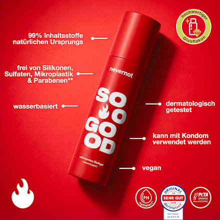 Gleitgel Sooo Good wärmend nevernot