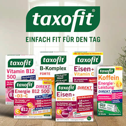Koffein Energie + Leistung Direkt Sticks 10 St taxofit