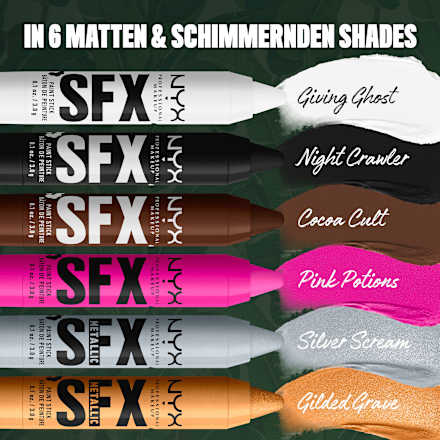 Körperfarbe SFX Paint Multi-Use Face Stick 05 Silver Scream NYX PROFESSIONAL MAKEUP