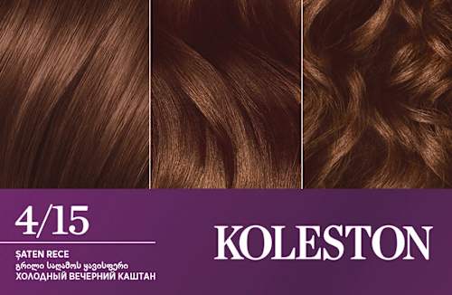 Vopsea permanentă 4/15 Șaten rece WELLA KOLESTON