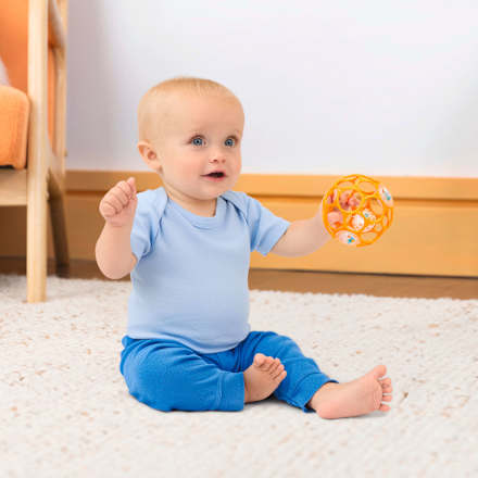 Rattle hračka 0m+, orange Oball