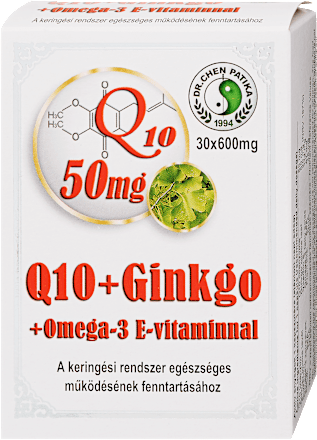 Q10+ginkgo+omega-3 kapszula DR CHEN PATIKA