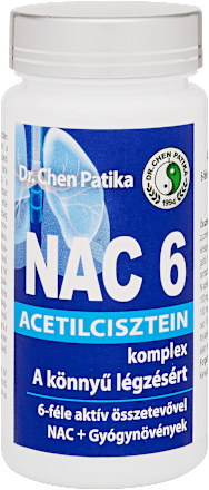NAC 6 komplex kapszula, léguti rendszer támogatásához DR CHEN PATIKA
