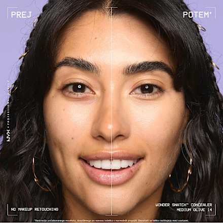 Tekoči korektor Wonder Snatch™, 14 Medium Olive NYX PROFESSIONAL MAKEUP