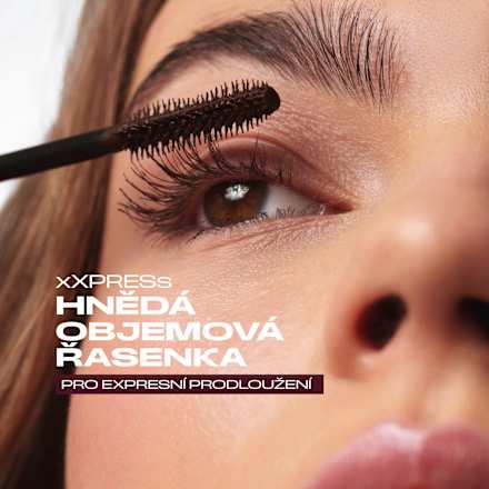 objemová řasenka XXpress Volume&Length brown GABRIELLA SALVETE