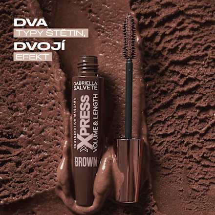 objemová řasenka XXpress Volume&Length brown GABRIELLA SALVETE