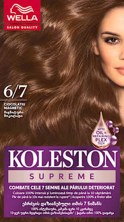Vopsea permanentă 6/7 Ciocolatiu magnetic WELLA KOLESTON