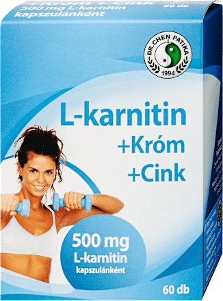 L-karnitin kapszula krómmal és cinkkel DR CHEN PATIKA