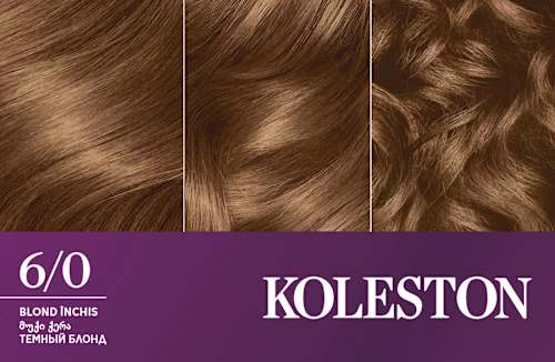 Vopsea permanentă 6/0 Blond închis WELLA KOLESTON