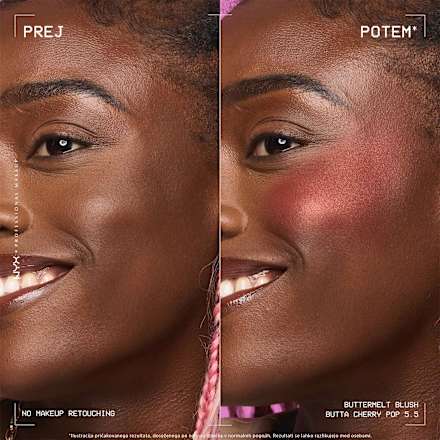 Rdečilo za lica Buttermelt, 05 Butta Cherry Pop NYX PROFESSIONAL MAKEUP