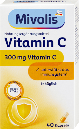 Capsulele cu vitamina C cu eliberare prelungită 40 buc Mivolis