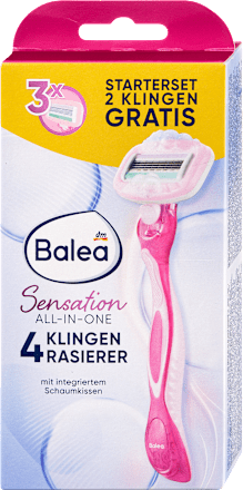 Rasierer 4-Klingen All-in-One Sensation Balea