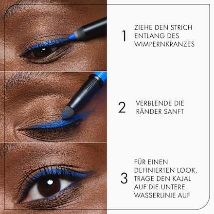 Kajal Velvet Glide Matte Eye Pencil 050 Blue Pulse CATRICE