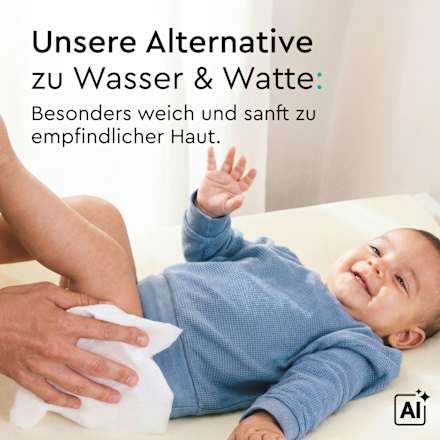 Feuchttücher mit 99 % Wasser (15 x 60 St) LILLYDOO