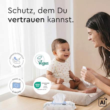 Feuchttücher mit 99 % Wasser (15 x 60 St) LILLYDOO